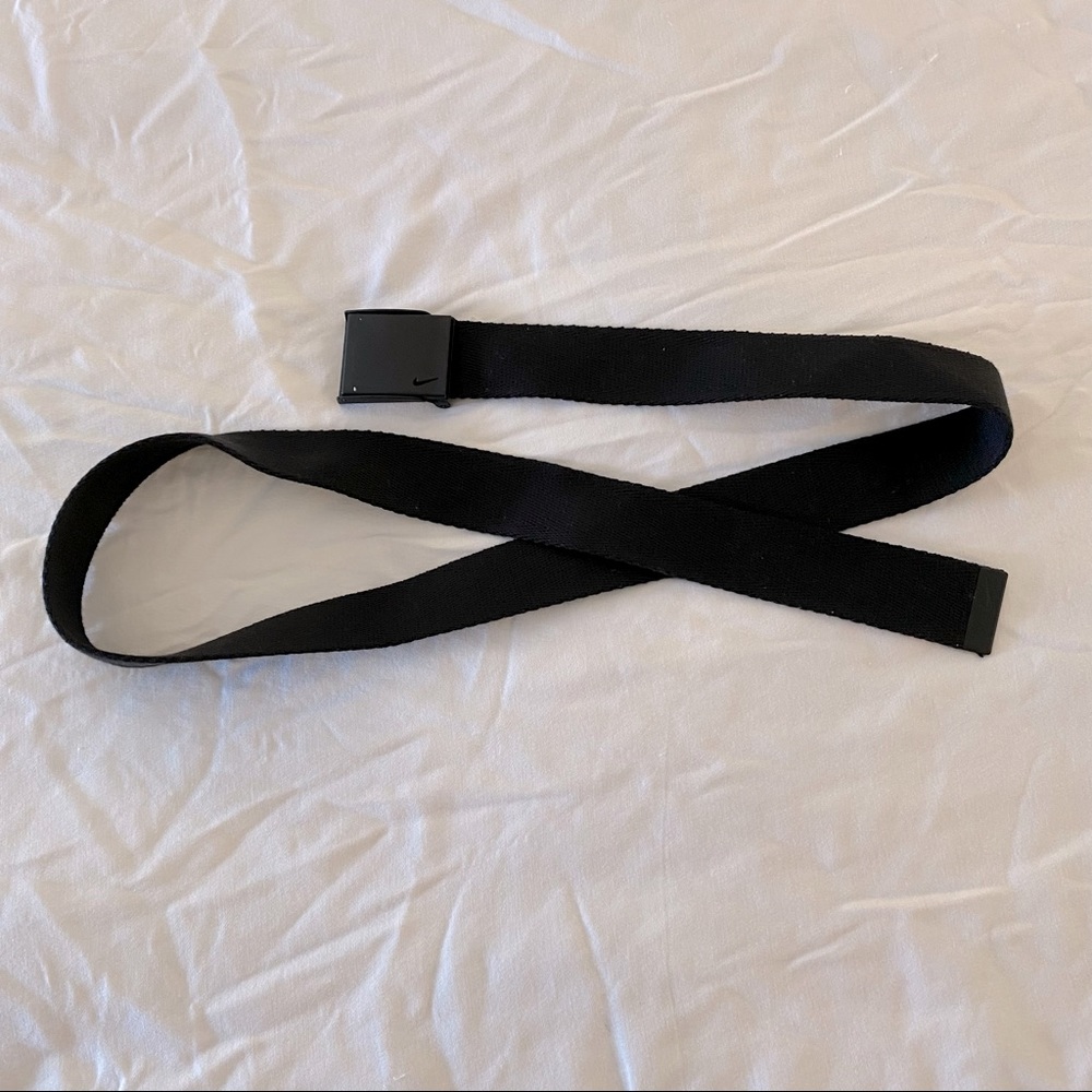 Men's Nike Golf Single Web Belt in black O/S